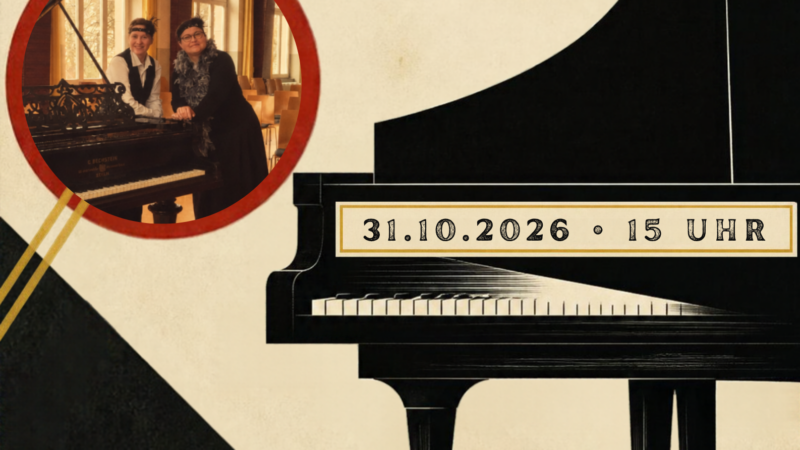 Klavierkonzert mit Evergreens, französische Chansons, Couplets und fröhliche UFA-Schlager der Zwanzgier bis Vierziger Jahre.